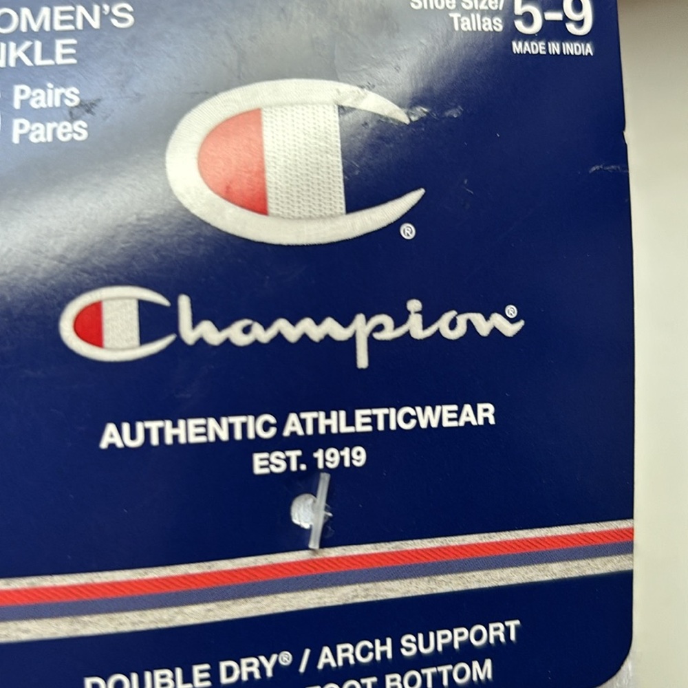 New Champion Socks Women’s Package 6 Pairs White Ankle Socks Athletic Casual - Picture 6 of 12